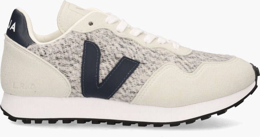 Veja Gerecyclede flanellen sneakers met veganistisch leren bovenwerk Grijs Heren