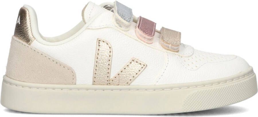 Veja Small V-10 Sneakers Leren Sneaker Meisjes Wit
