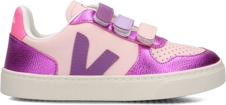 Veja Small V10 Sneakers Meisjes Leren Sneaker Roze