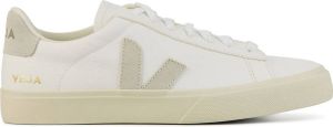 Veja Sneakers Dames Lage sneakers Damesschoenen Leer Campo led Wit grijs