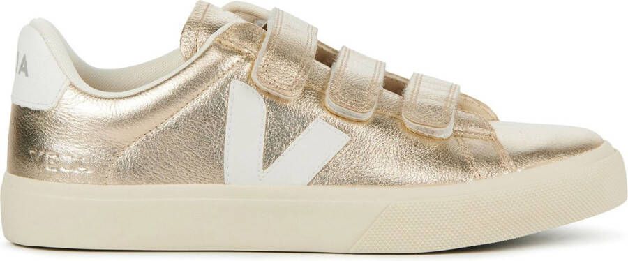 Veja Sneakers Dames Lage sneakers Damesschoenen Leer Recife met Goud