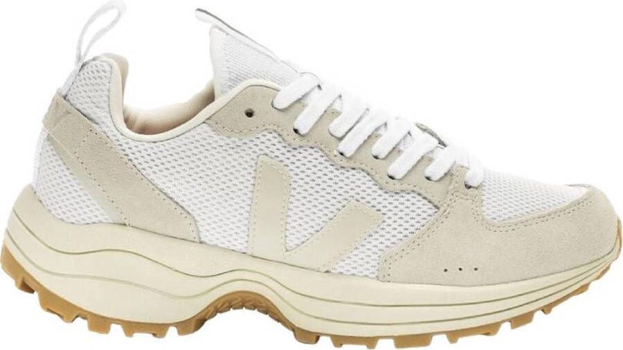 Veja Witte Tech Fabric Sneakers met Suède Inzetstukken White Dames - Foto 3