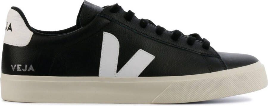 Veja Campo Sneakers in Black and White Chromefree Leather Zwart - Foto 3