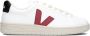 Veja Witte Sneakers met Rode V en Marineblauwe Hiel White - Thumbnail 1