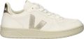 Veja V-10 Chromefree Leather Sneakers Wit Platine Vx0502935 White - Wit