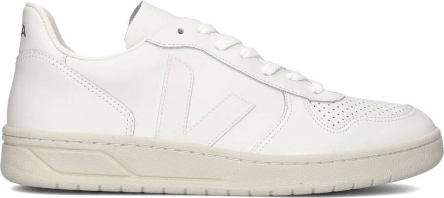 Veja V 10 Leather Herren Sneakers Sportschoenen Schoenen Leer Wit VX021270B - Foto 5