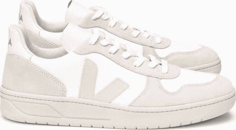 Veja Multicolor V-10 Vetersluiting Sneakers White - Foto 3