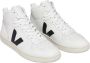 Veja Extra Wit Zwart Leren Sneakers Wit Dames - Thumbnail 1
