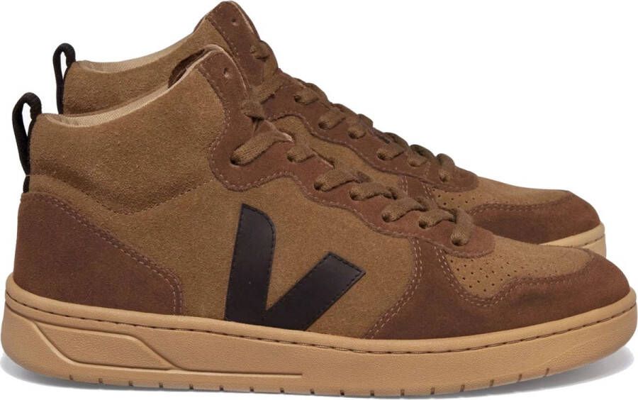 Veja Schoenen Bruin Suede V-15 sneakers bruin