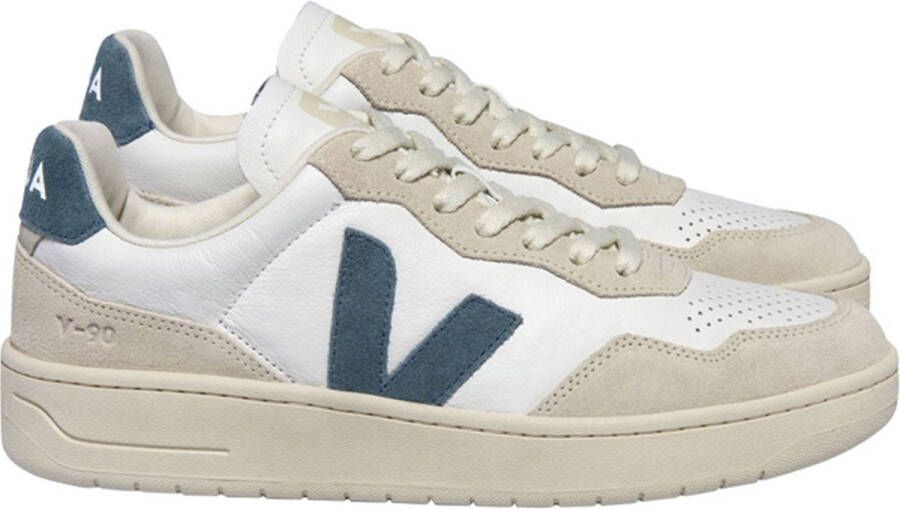 VEJA Lage Sneakers V-90 Maat: 37 Materiaal: Leer Kleur: Wit
