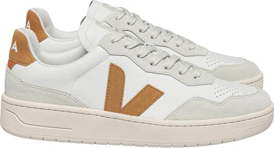 Veja Witte Sneakers van Pebble Leer voor Mannen Multicolor Heren