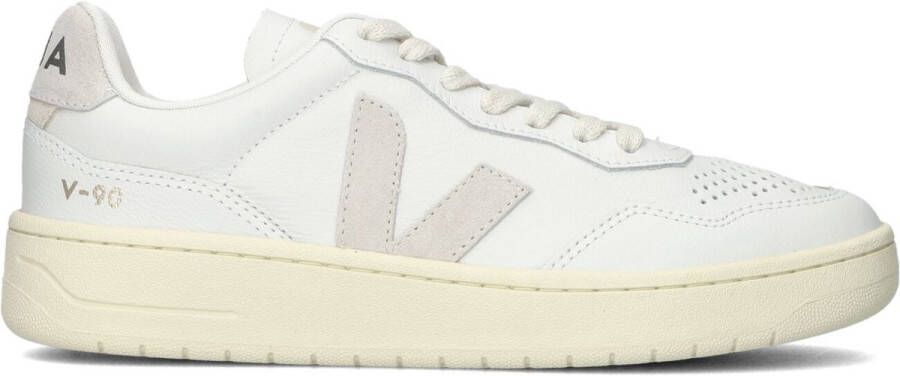 Veja Minimalistische leren sneakers met contrasterende hiel Multicolor