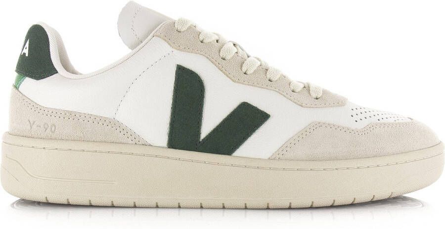 VEJA V-90 | white cyprus Wit Leer Lage sneakers Unisex