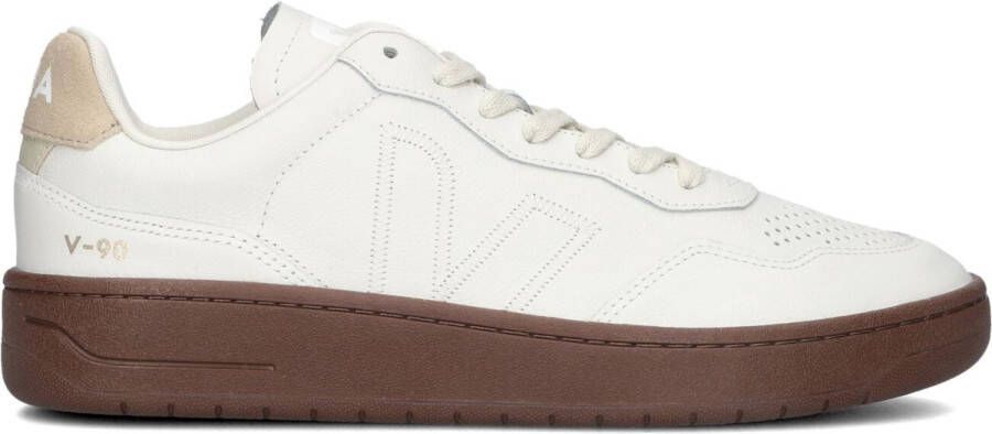 Veja V-90 Zz Men Sneakers Leer Heren Wit