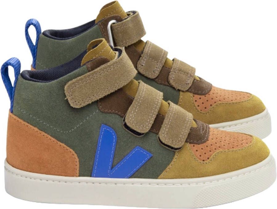 Veja V10 Mid Sneakers Suede Klittenband- jongens Bruin