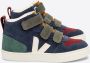Veja V10 Mid Suede Multico Nautico Sneakers Blauw Groen - Thumbnail 1