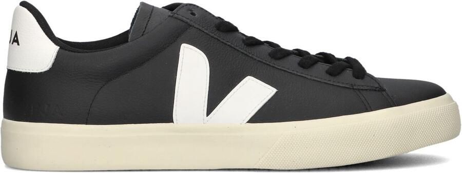 Veja Campo Sneakers in Black and White Chromefree Leather Zwart - Foto 4