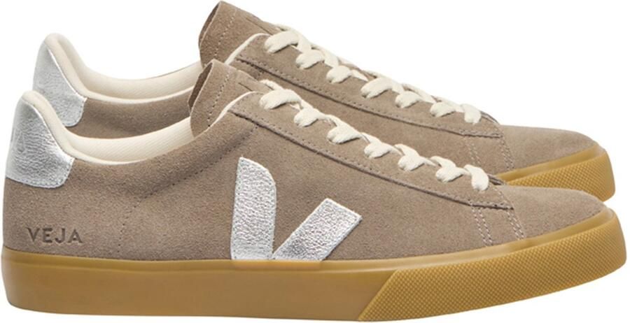 VEJA Campo Suede moonrock silver Suede Dames