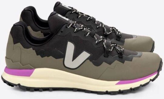 Veja Fitz Roy Trek-Shell Wandelschoenen Dames Black Oxford Grey Kaki