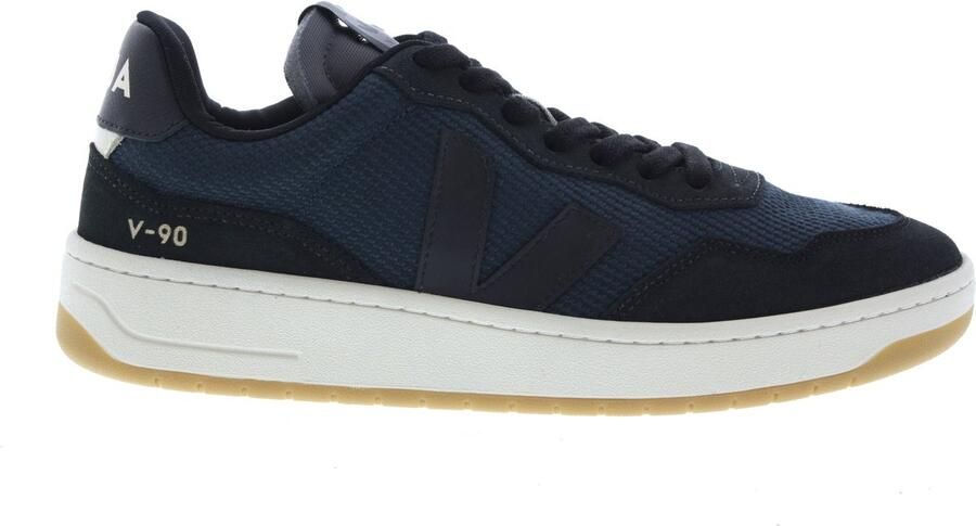 Veja Heren Sneakers V-90 Nautico Black Zwart