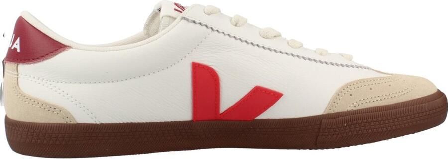 Veja Volley sneaker van leer met suède details