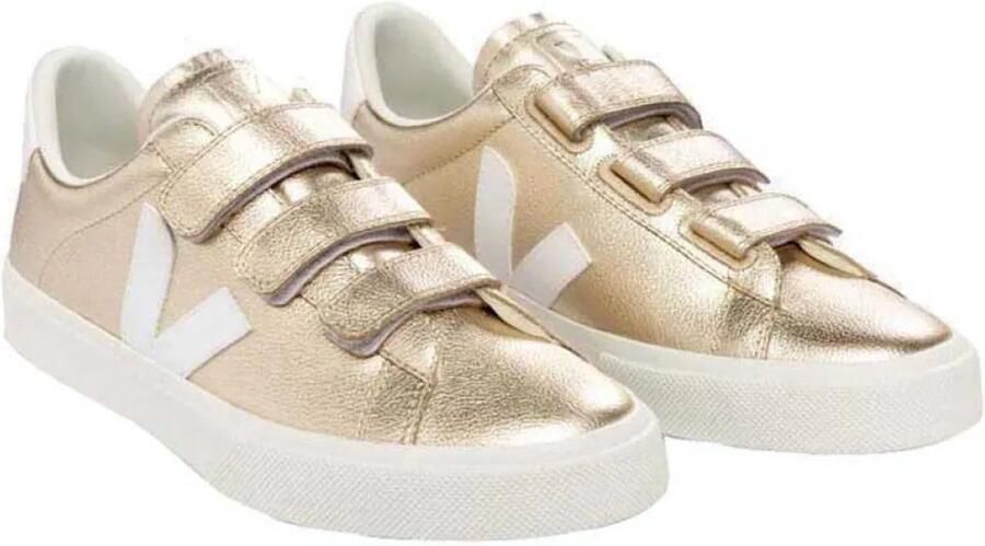 Veja Recife sneaker van leer met metallic finish - Foto 2