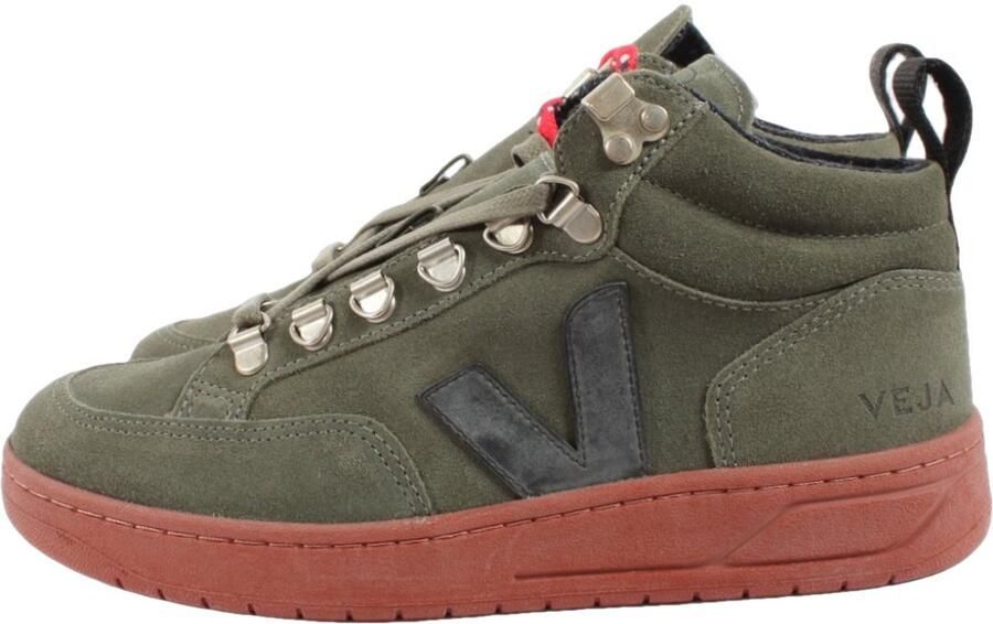 Veja dames Sneakers Roraima suede qrw031635 Olijf Groen