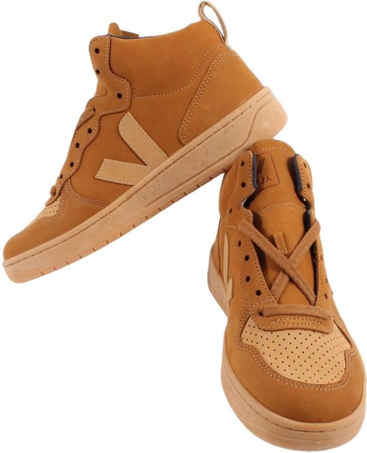 Veja Premium Nubuck Leren Herensneakers Bruin Heren