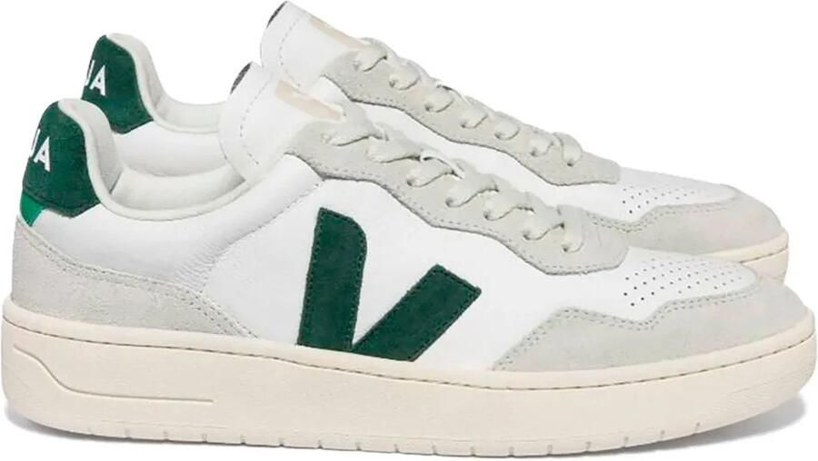 Veja V-90 Leather Schoenen Wit Vrouw