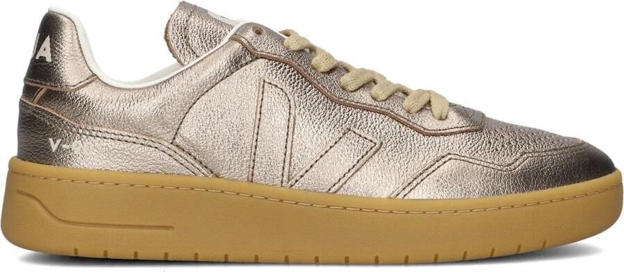 VEJA Lage Sneakers Dames V-90 Maat: 40 Materiaal: Leer Kleur: Bronskleurig