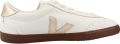 VEJA Lage Sneakers Dames Volley Leer Wit - Wit