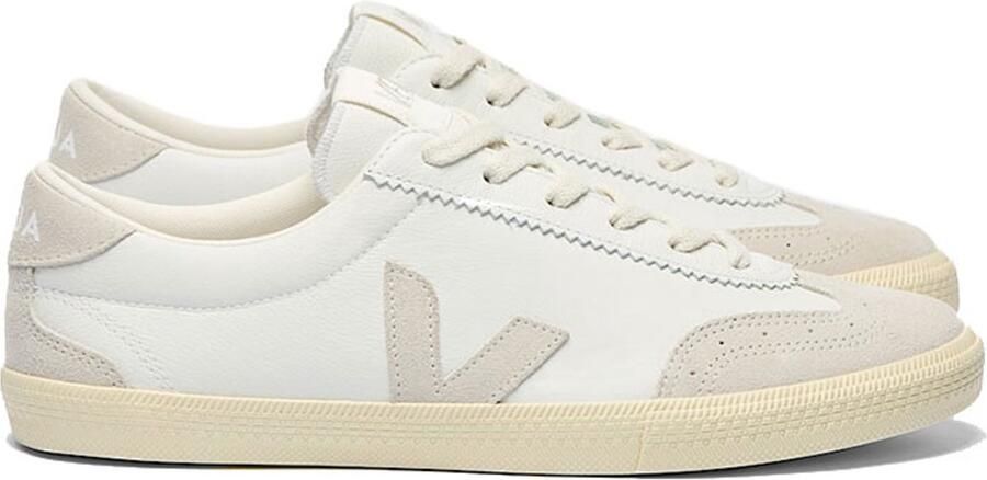 Veja Witte Leren Sneakers voor Vrouwen White Dames