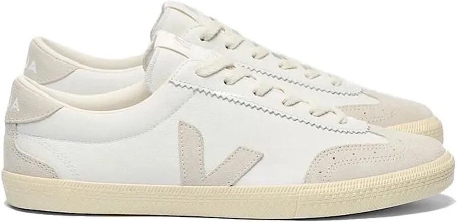 Veja Witte Leren Sneakers voor Vrouwen White Dames