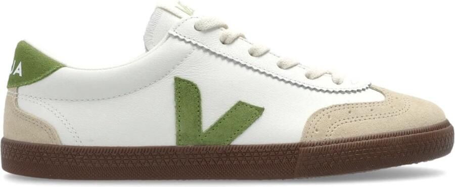 Veja Volley O.T. Leather Sneakers White Kiwi Bark