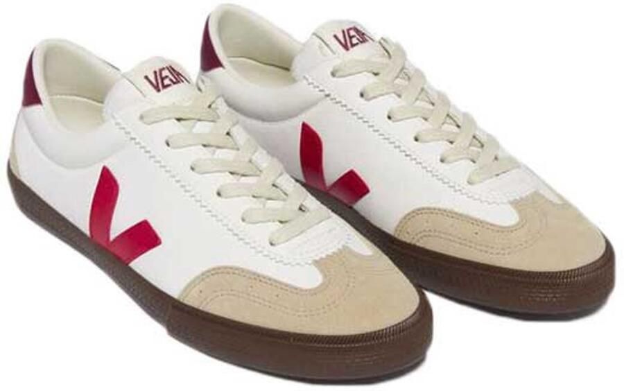 Veja Volley sneaker van leer met suède details - Foto 2