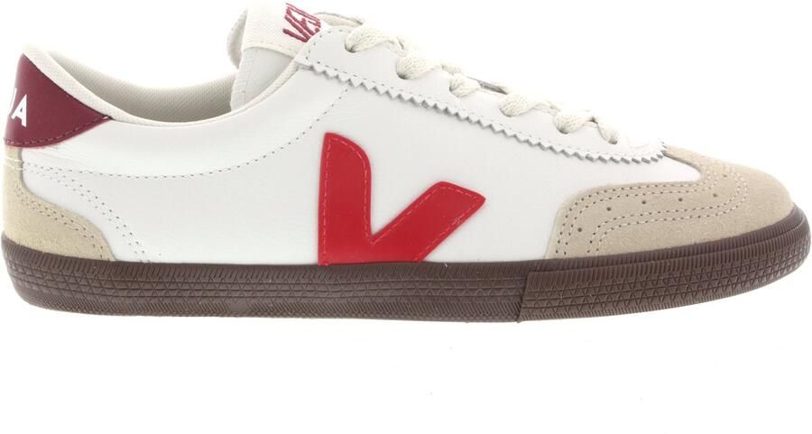 VEJA Lage Sneakers Dames Volley Maat: 40 Materiaal: Leer Kleur: Wit - Foto 2