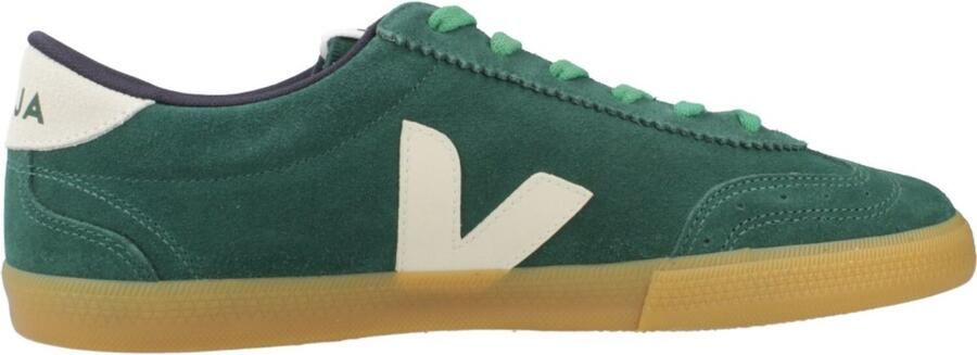 Veja Groene Suède Volley Sneakers Green - Foto 2