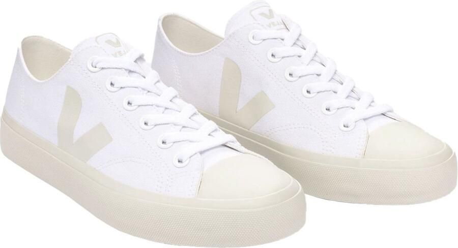 Veja Wata Ii Low Canvas Wit Pierr Blanco Y Piedra White