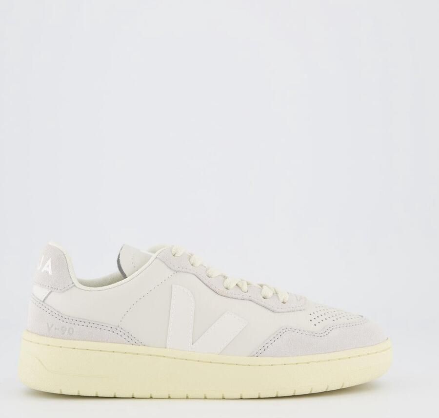Veja Witte sneakers met grijze suède inzetstukken White - Foto 2