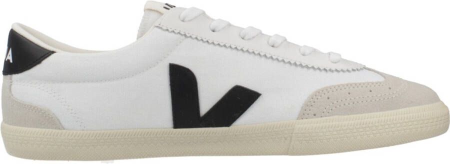 Veja Volley sneaker van canvas met suède details