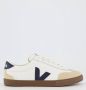 Veja Volley Leather Schoenen Wit Vrouw - Thumbnail 1