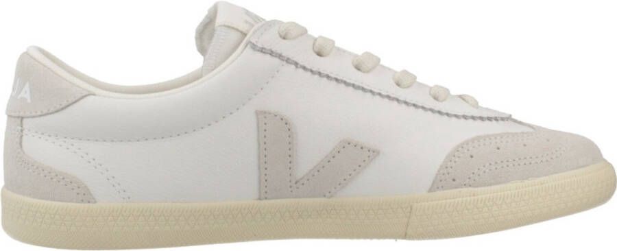 Veja Witte Leren Sneakers Stijlvol Comfort White Heren
