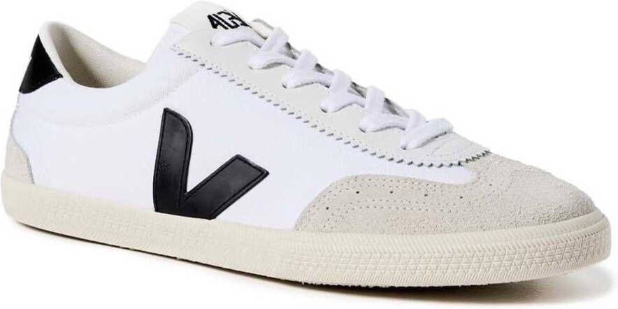 Veja Volley sneaker van canvas met suède details