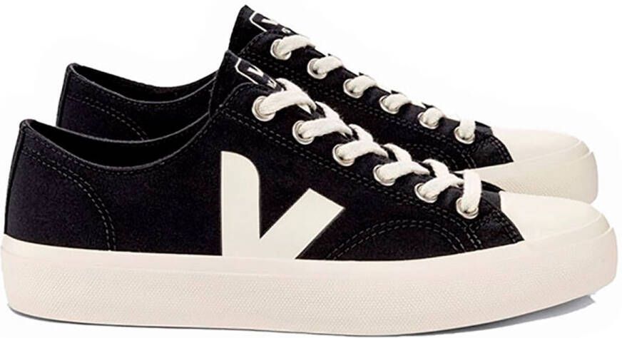 VEJA Wata II Low Canvas | Black Pierre Zwart Canvas Lage sneakers Unisex