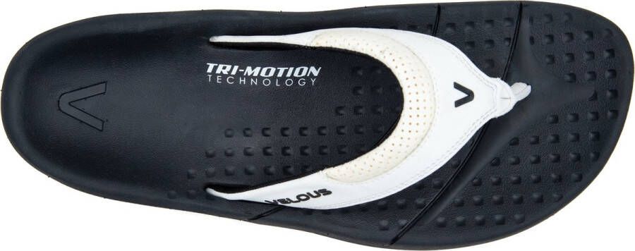VELOUS Footwear VELOUS Oceanside Flip Unisex Wit Zwart