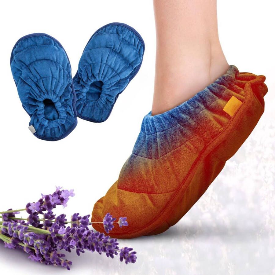 Veltro Magnetron Sloffen Verwarmde Sloffen Sokken Blauw