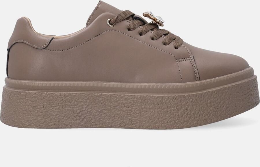 Venezia Sneakers Damesmodel Glad leer Decoratief detail