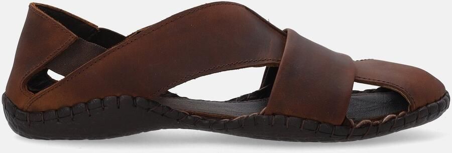 Venezia Heren Nubuck Sandalen Bruin