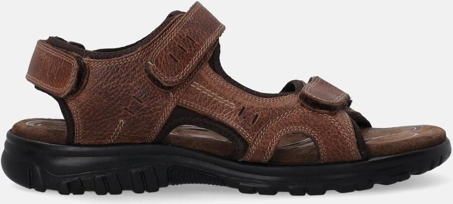 Venezia Heren Sandalen Leer Bruin Vintage