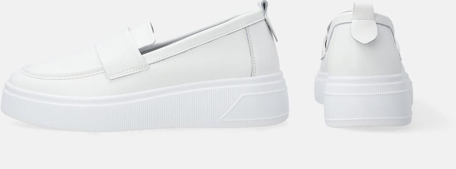 Venezia Mocassins voor dames Leren mocassins Wit
